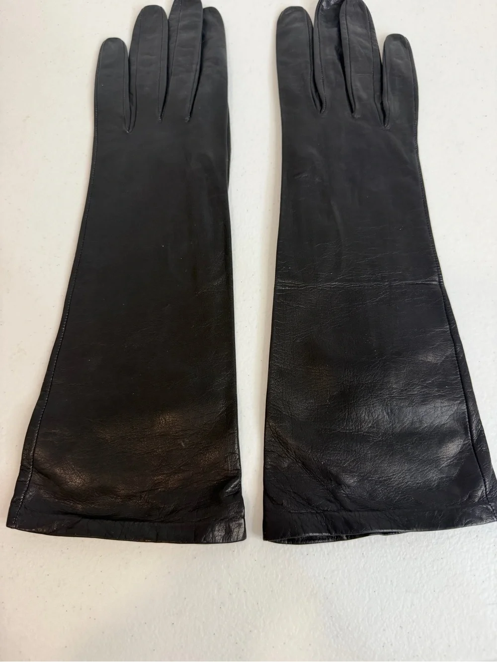 Vintage Christian Dior Black Opera Gloves Size 7½